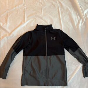 Under Armour Kids Two-Tone Black and Gray Jacket
